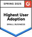 Highest User Adoption Small Business Spring 2025
